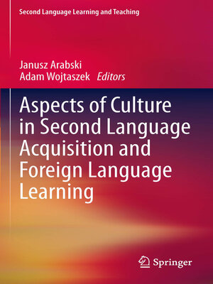 cover image of Aspects of Culture in Second Language Acquisition and Foreign Language Learning